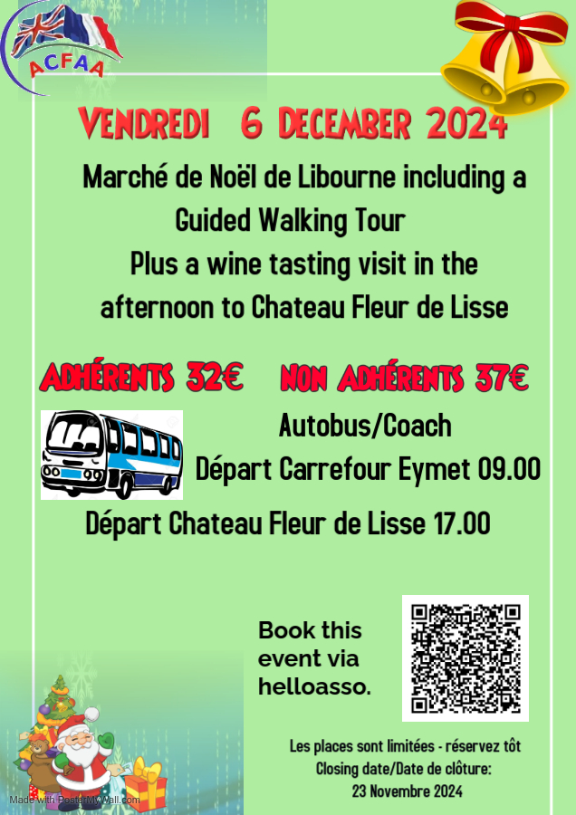 Libourne Christmas Markets 6th December 2024