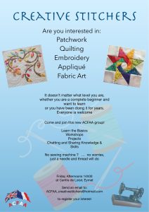 Creative Stitchers poster