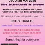 Coach trip to Foire Internationale de Bordeaux