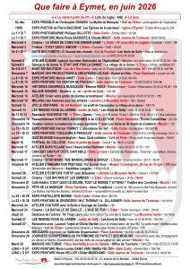 What's on in Eymet in June FR