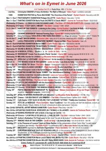 What's on in Eymet in June EN