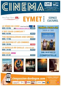 Eymet cinema programme June 2026