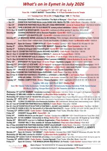 What's on in Eymet in July EN