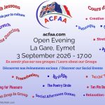 ACFAA Open Evening 2026