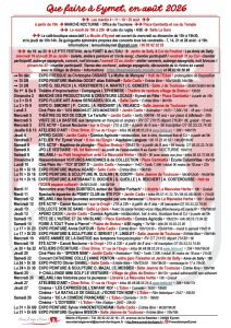 What's on in Eymet in August FR