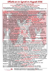 What's on in Eymet in August EN