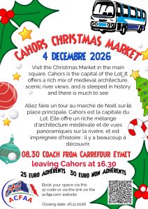 Cahors Christmas markets December 2026