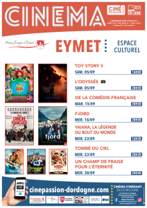 Eymet cinema programme September